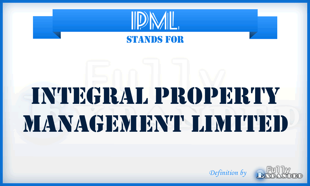 IPML - Integral Property Management Limited
