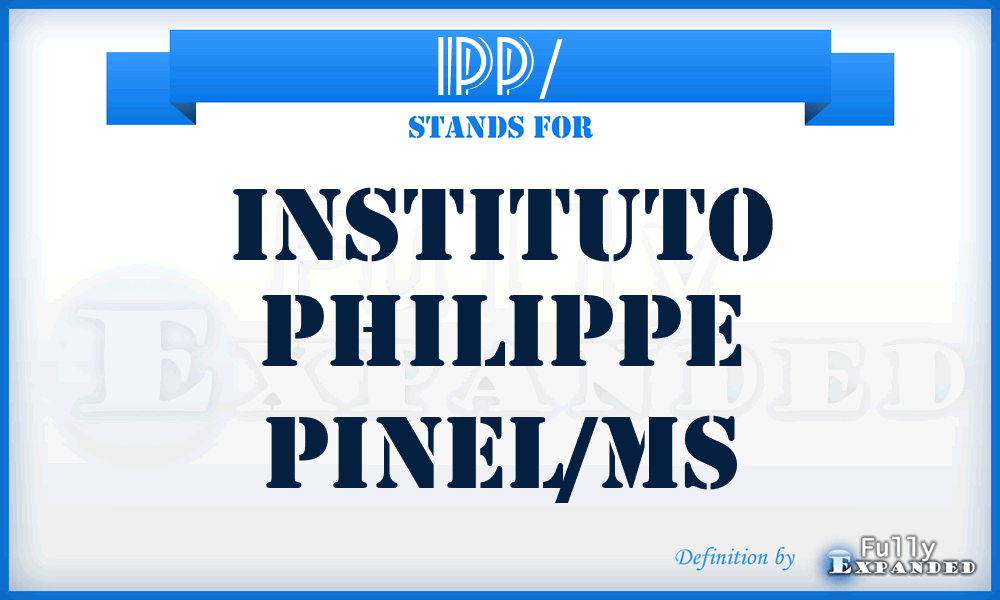 IPP/ - Instituto Philippe Pinel/ms