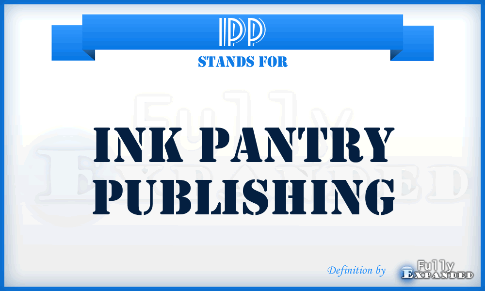 IPP - Ink Pantry Publishing