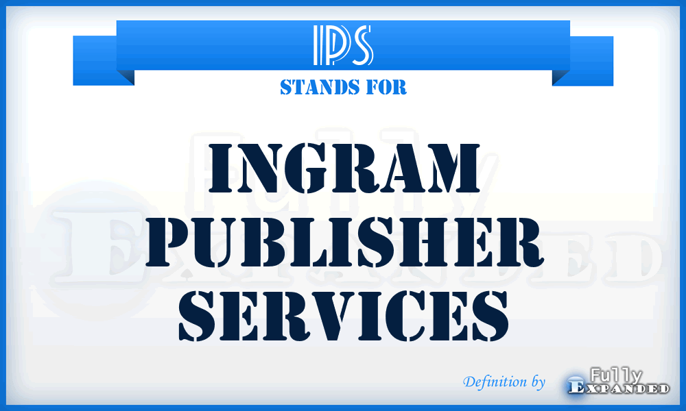 IPS - Ingram Publisher Services