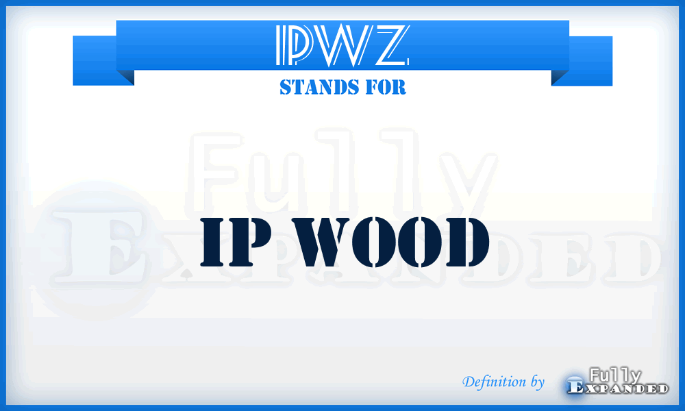 IPWZ - IP Wood