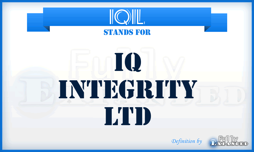 IQIL - IQ Integrity Ltd