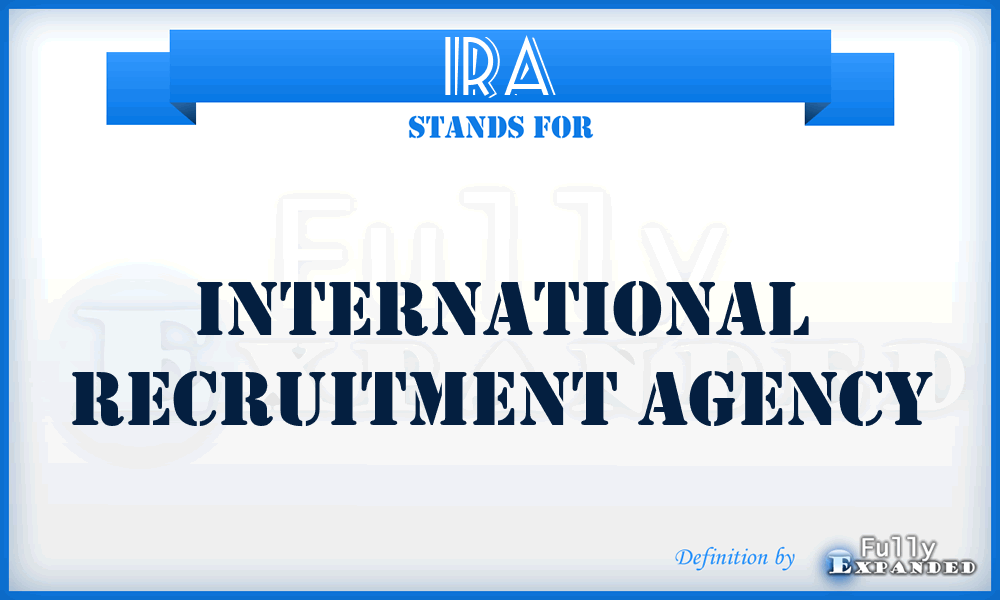 IRA - International Recruitment Agency