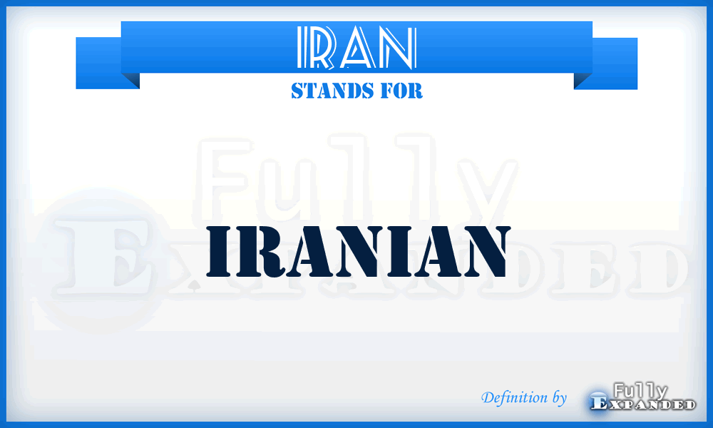 IRAN - Iranian