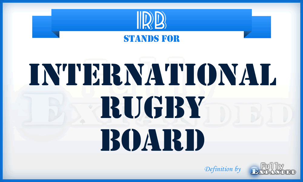 IRB - International Rugby Board