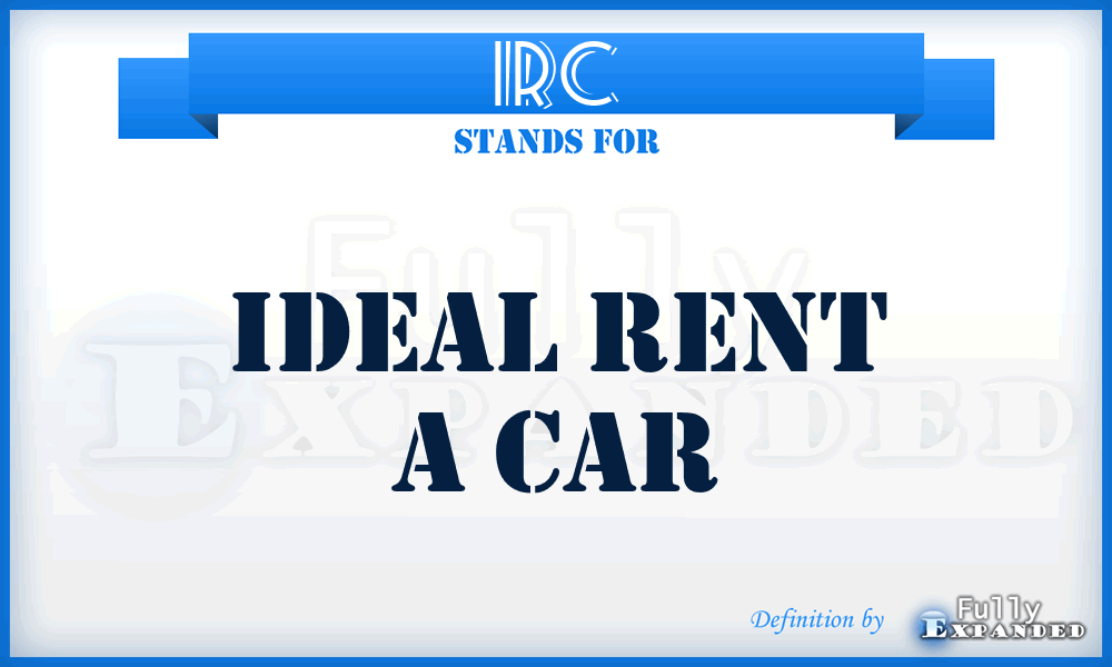 IRC - Ideal Rent a Car