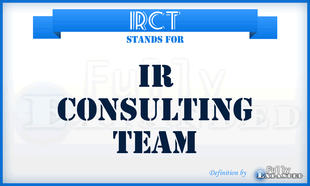 IRCT - IR Consulting Team