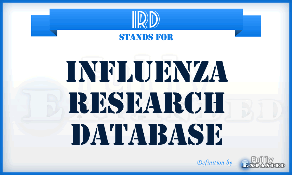 IRD - Influenza Research Database