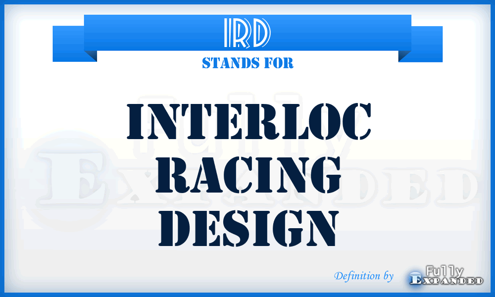 IRD - Interloc Racing Design