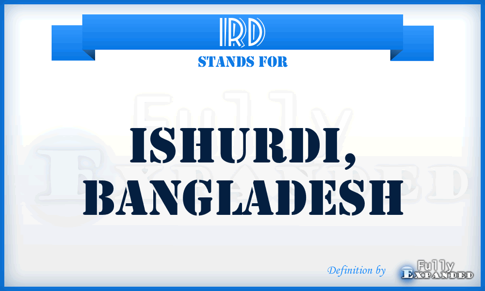 IRD - Ishurdi, Bangladesh