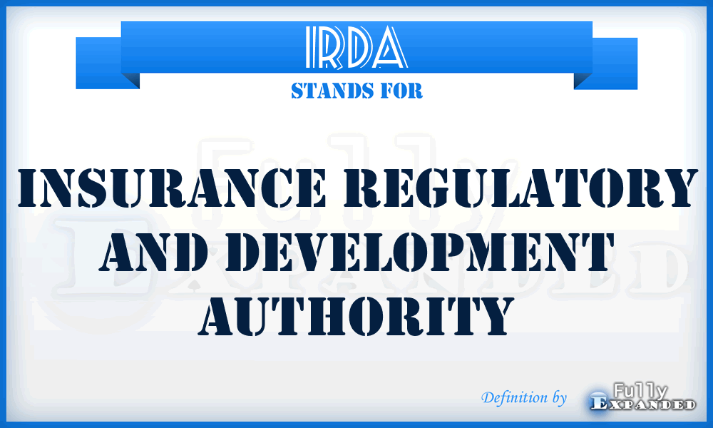IRDA - Insurance Regulatory and Development Authority