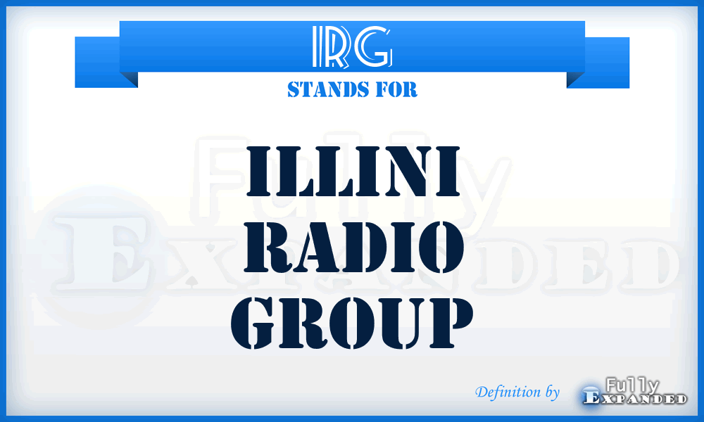 IRG - Illini Radio Group