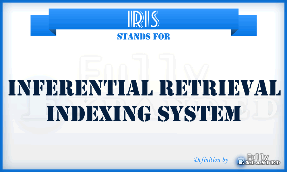 IRIS - inferential retrieval indexing system