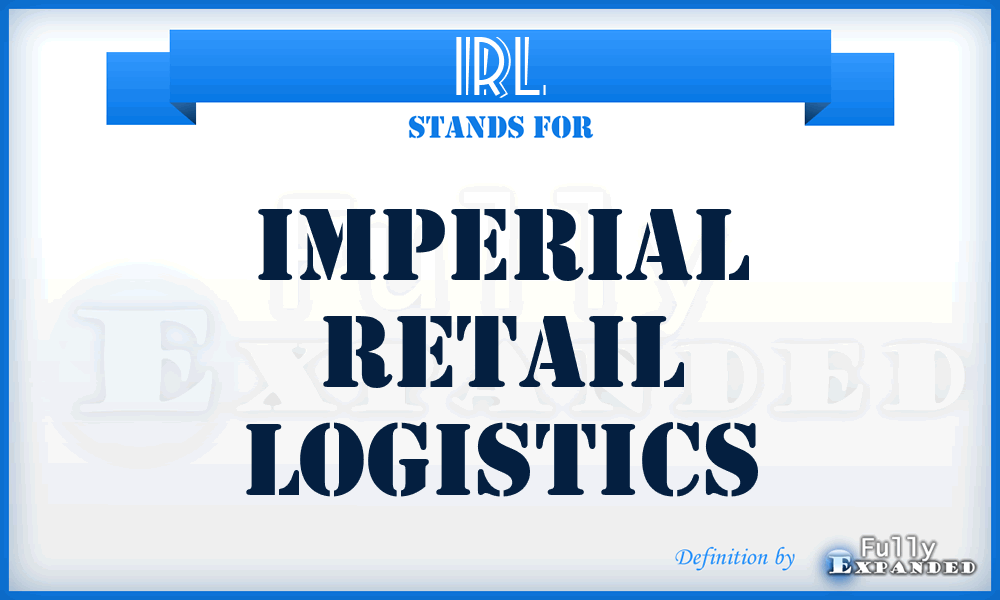 IRL - Imperial Retail Logistics