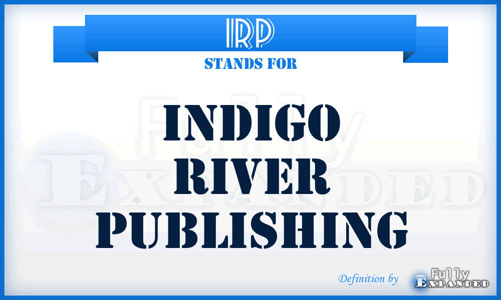 IRP - Indigo River Publishing
