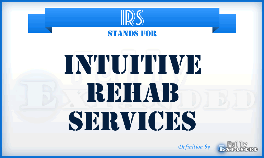 IRS - Intuitive Rehab Services