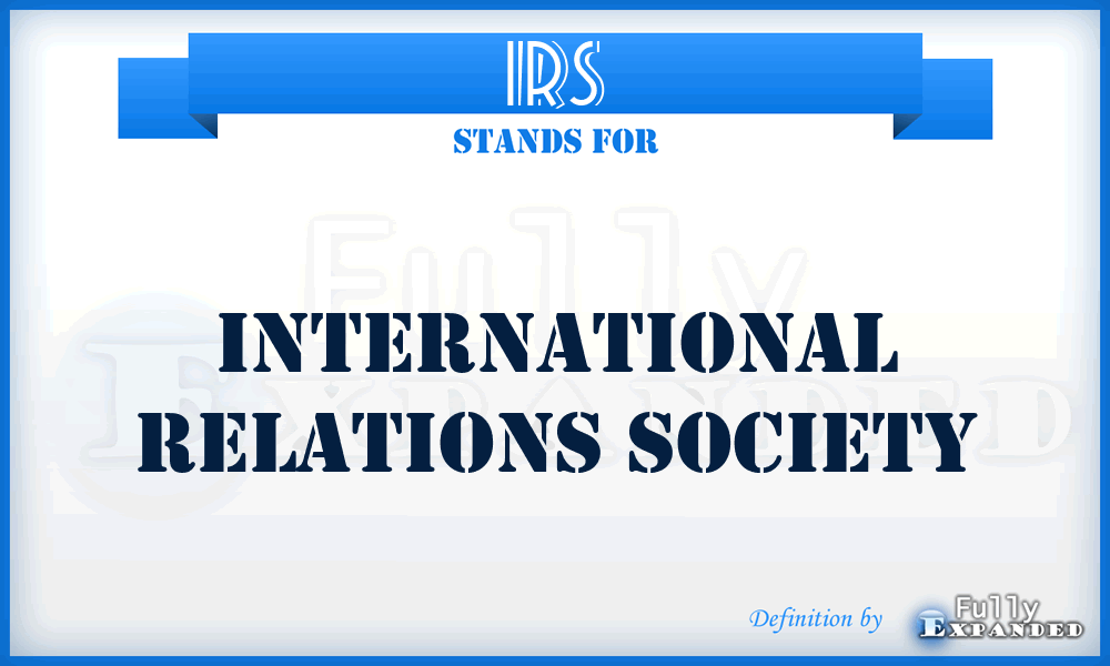 IRS - International Relations Society