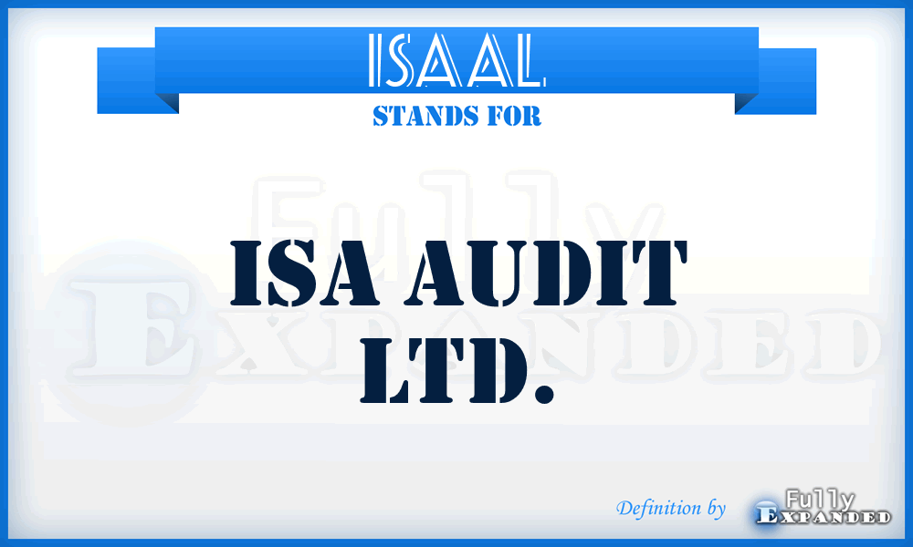 ISAAL - ISA Audit Ltd.