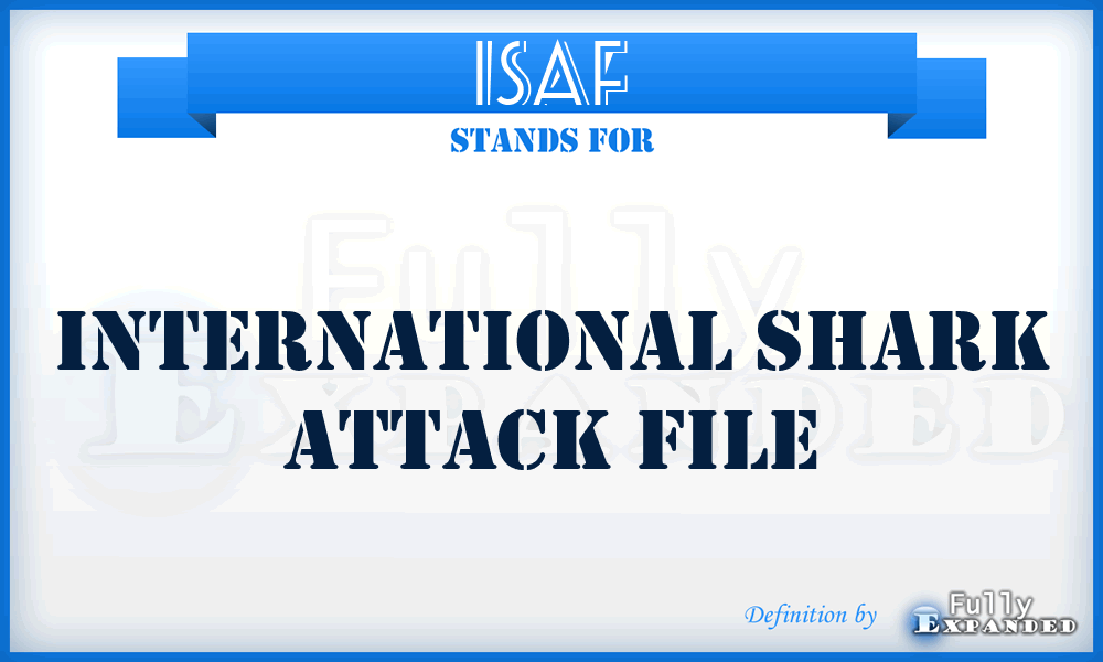 ISAF - International Shark Attack File