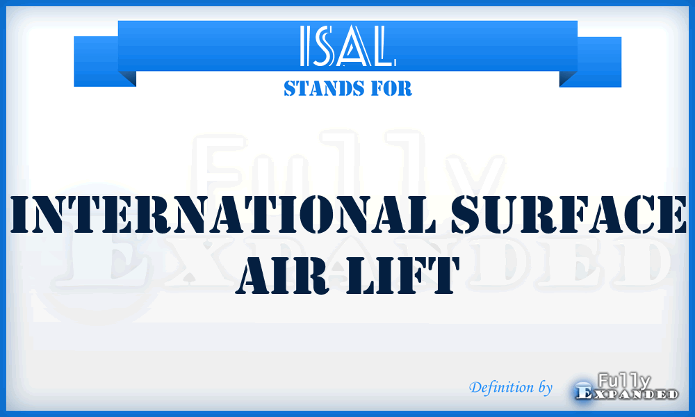 ISAL - International Surface Air Lift