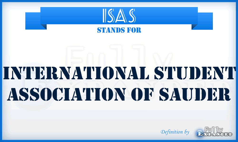 ISAS - International Student Association of Sauder