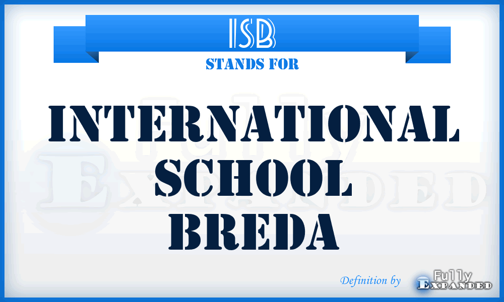 ISB - International School Breda