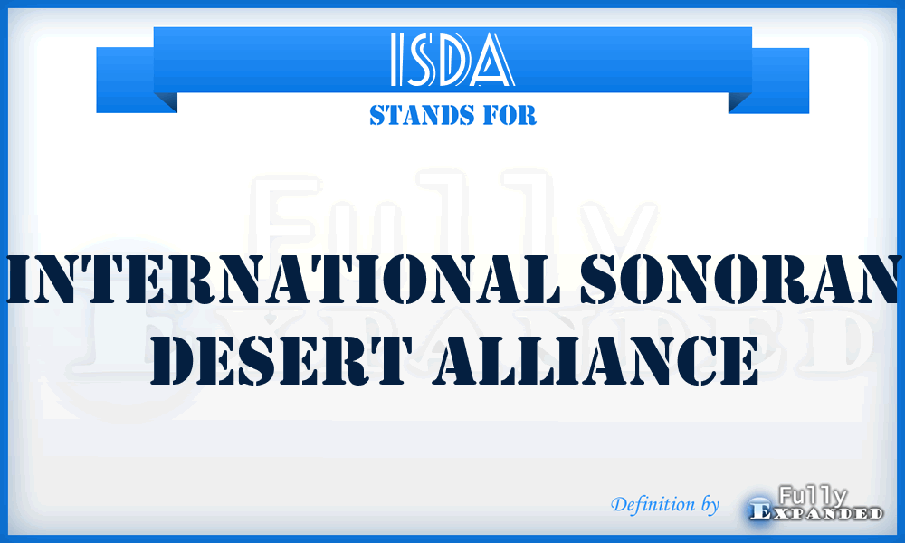 ISDA - International Sonoran Desert Alliance