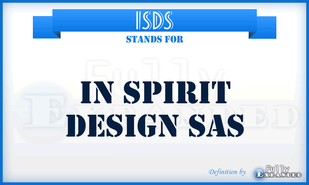 ISDS - In Spirit Design Sas