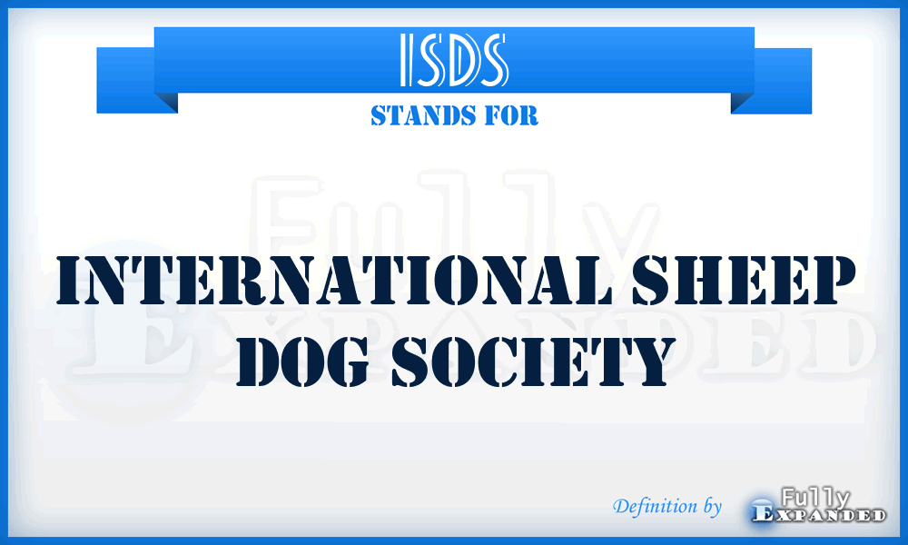 ISDS - International Sheep Dog Society