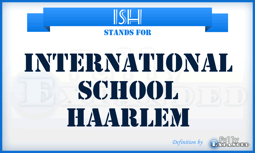 ISH - International School Haarlem