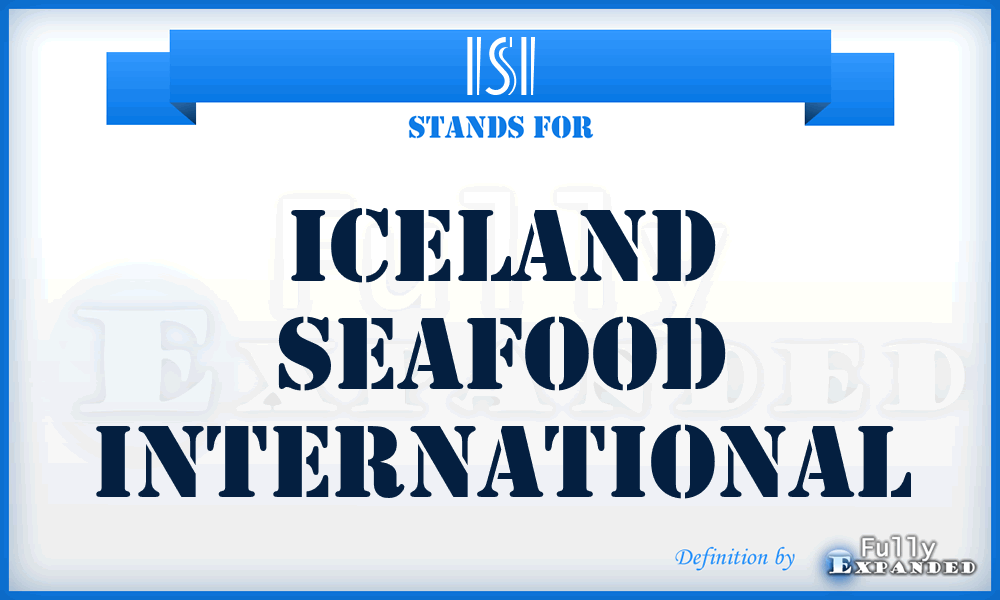 ISI - Iceland Seafood International