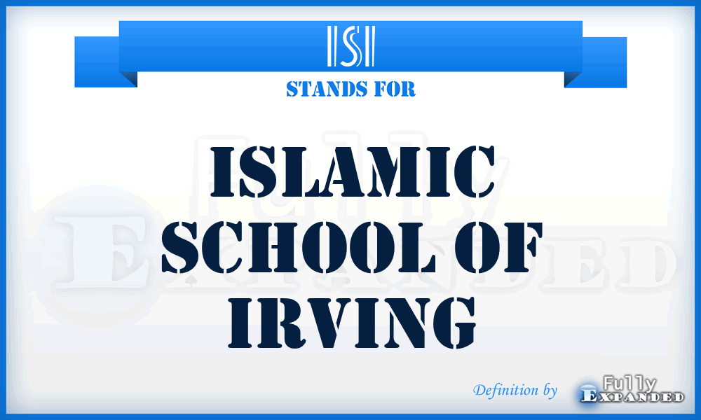 ISI - Islamic School of Irving