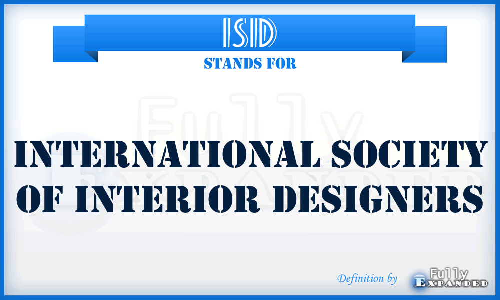 ISID - International Society of Interior Designers