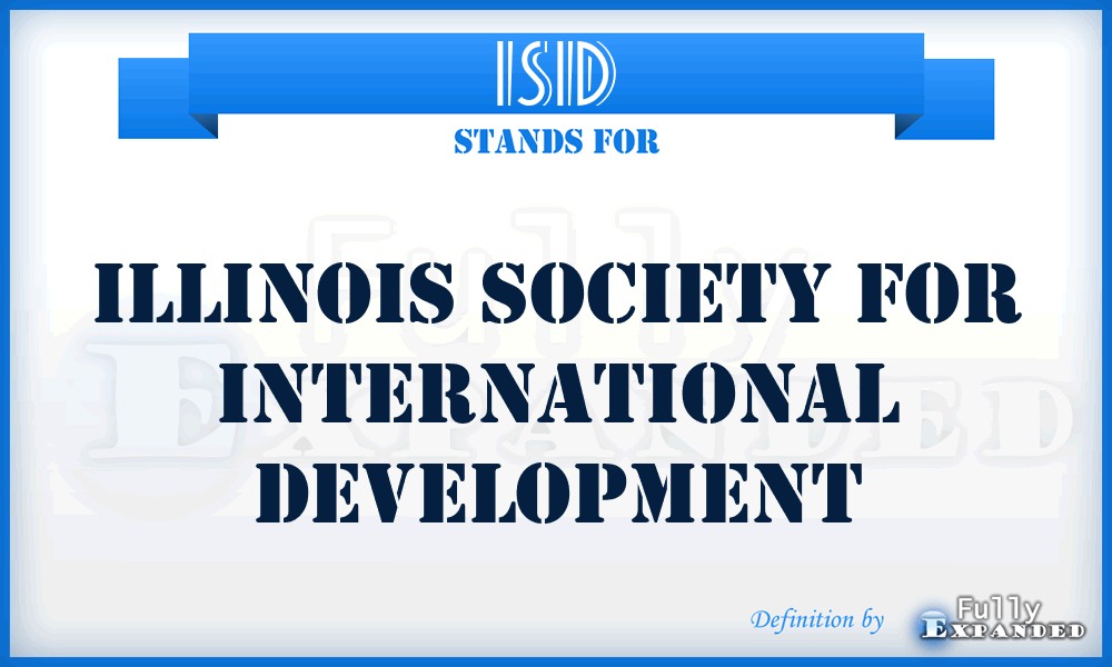 ISID - Illinois Society For International Development