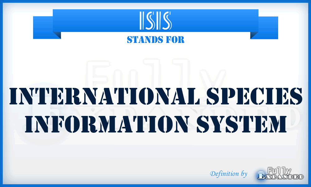 ISIS - International Species Information System