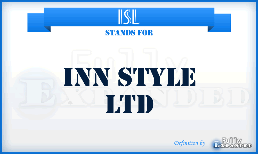 ISL - Inn Style Ltd