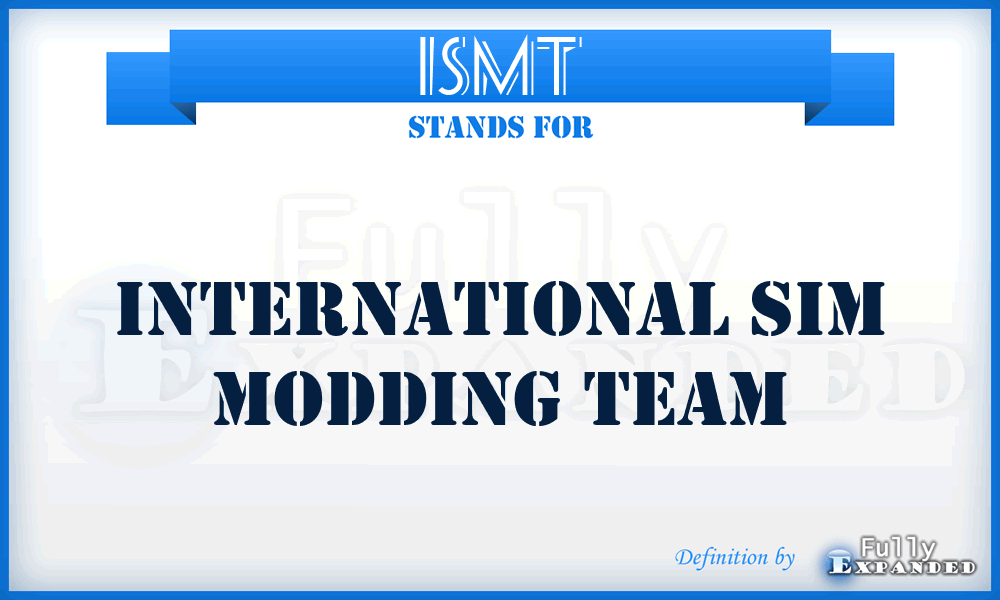 ISMT - International Sim Modding Team