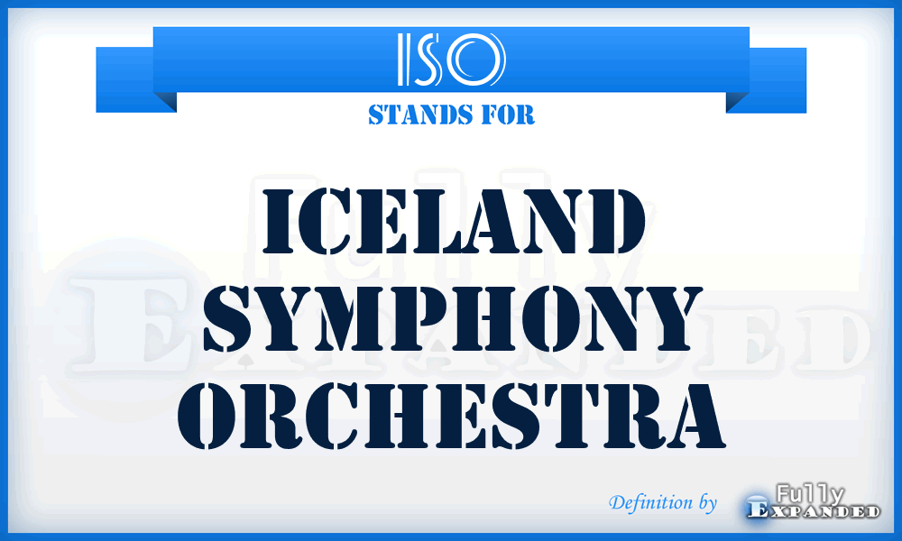 ISO - Iceland Symphony Orchestra