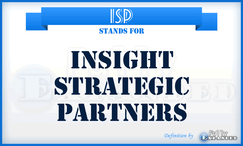 ISP - Insight Strategic Partners