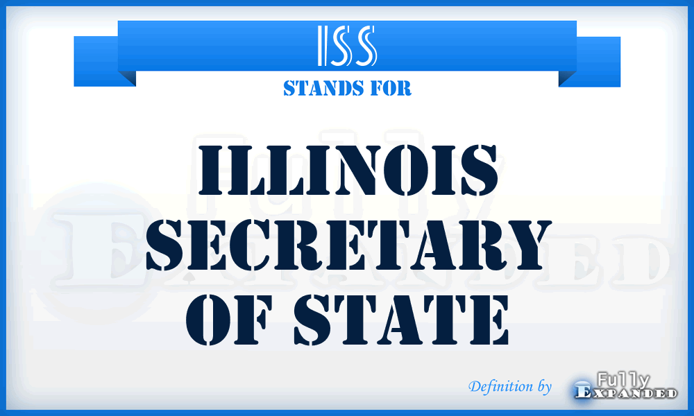 ISS - Illinois Secretary of State