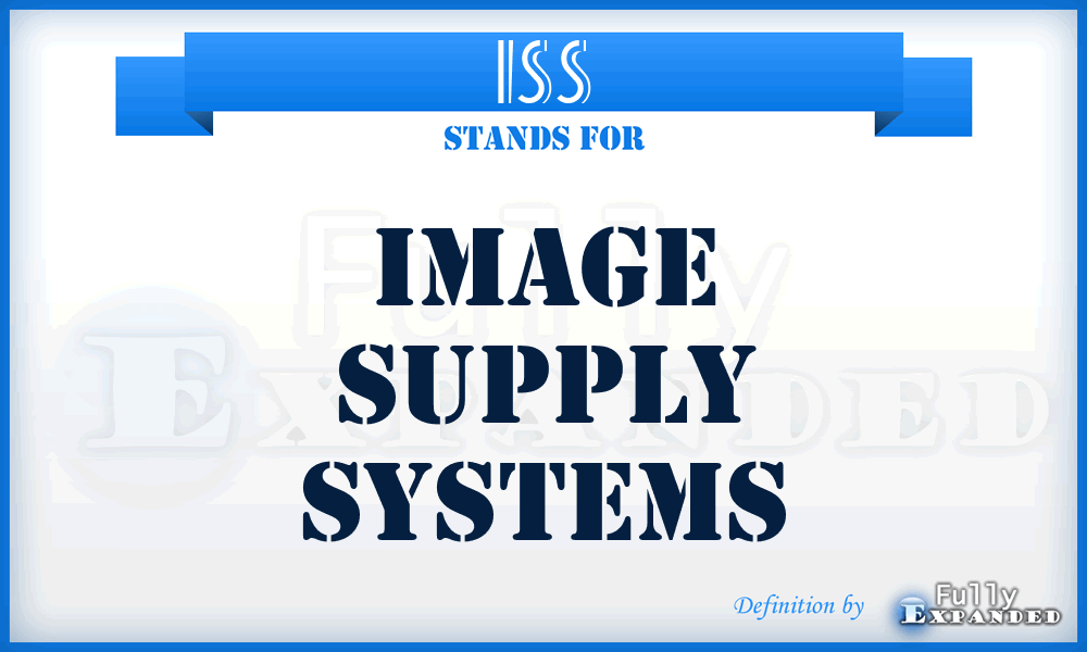 ISS - Image Supply Systems
