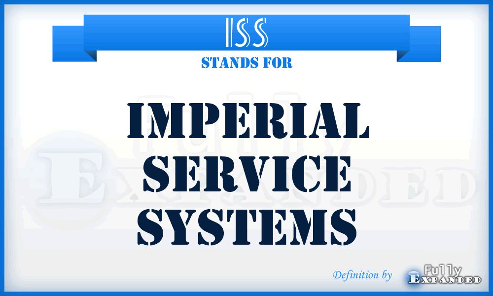 ISS - Imperial Service Systems