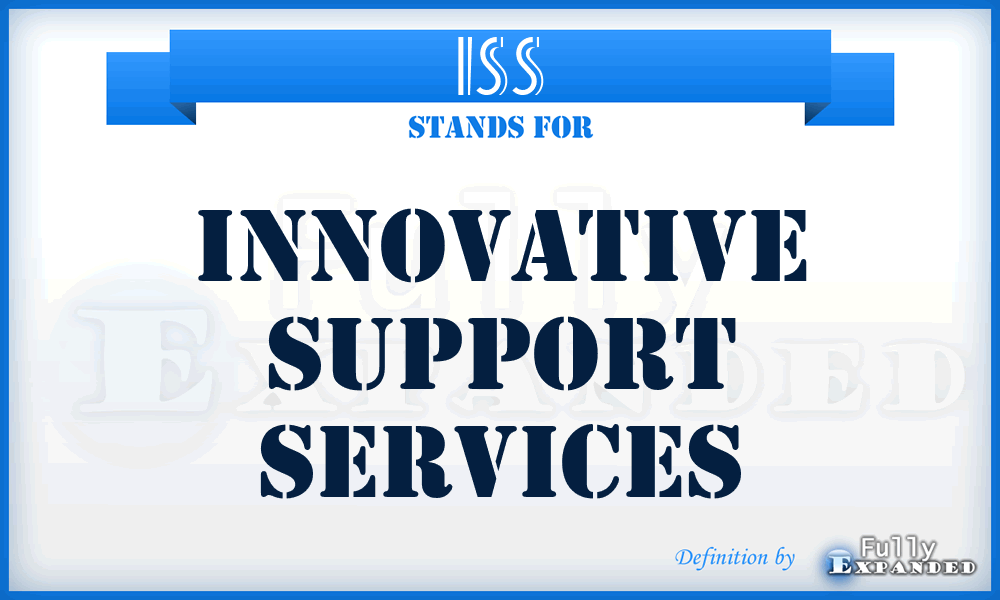 ISS - Innovative Support Services