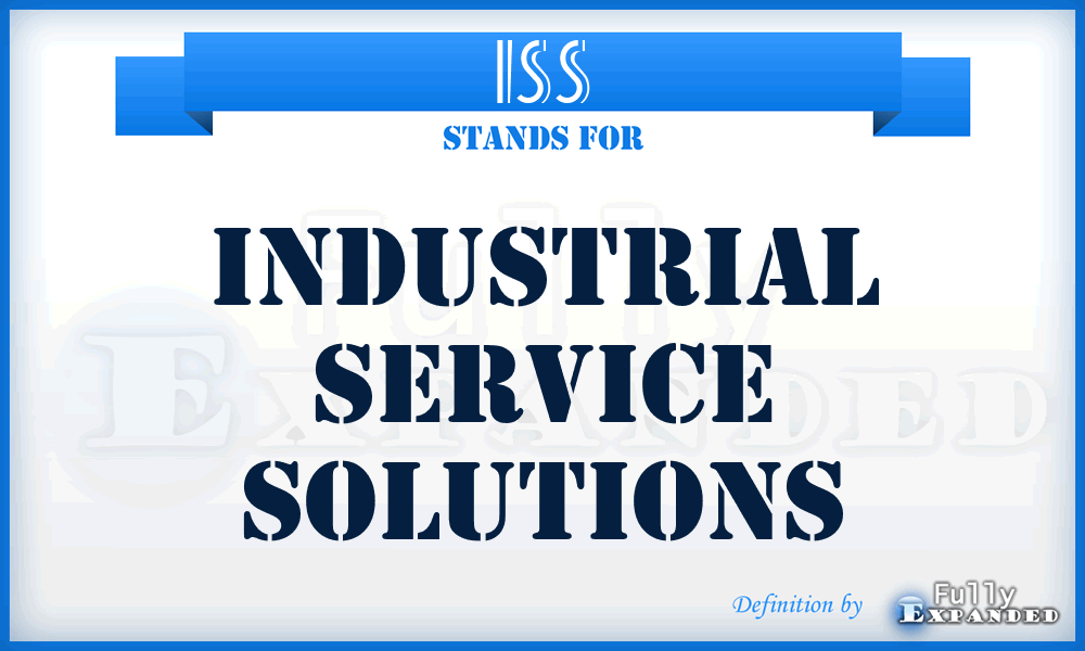 ISS - Industrial Service Solutions