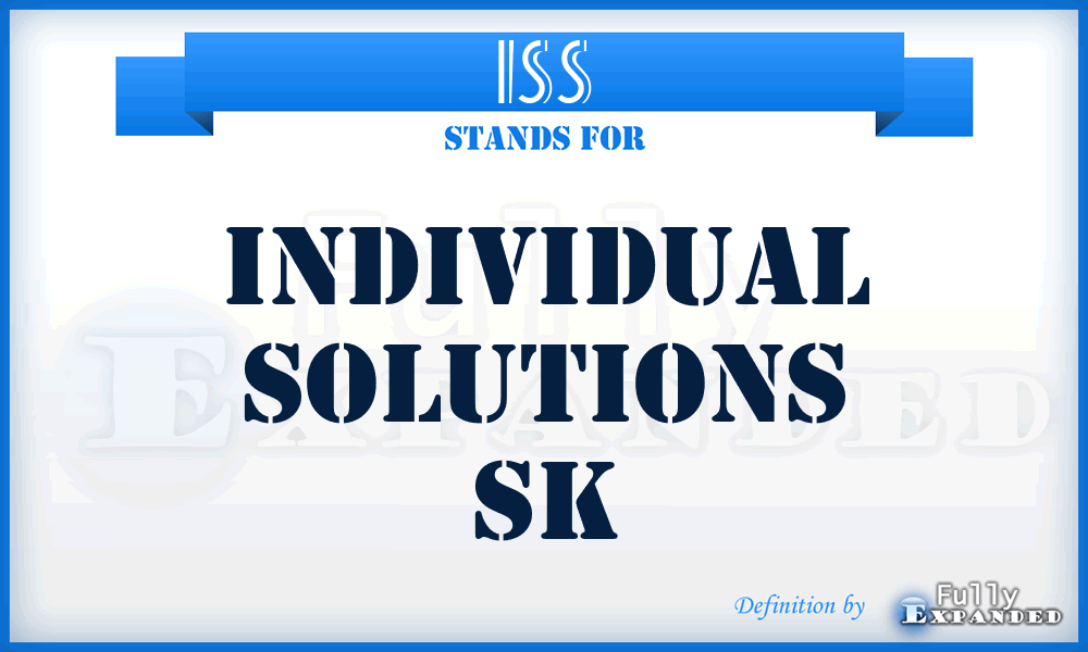 ISS - Individual Solutions Sk