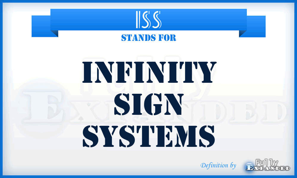 ISS - Infinity Sign Systems