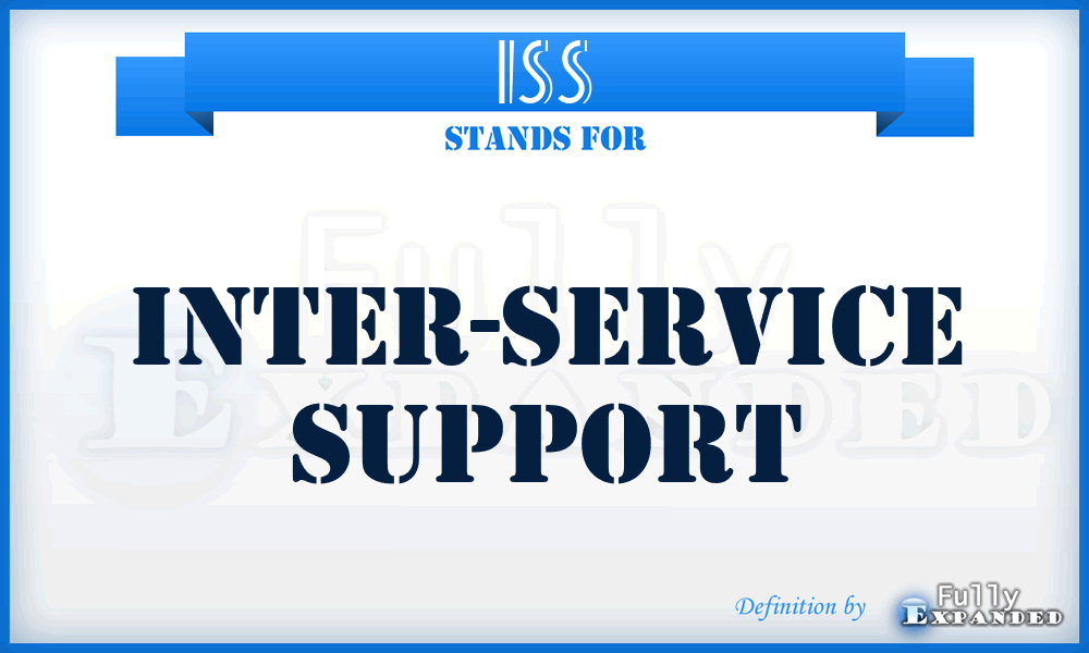 ISS - Inter-Service Support