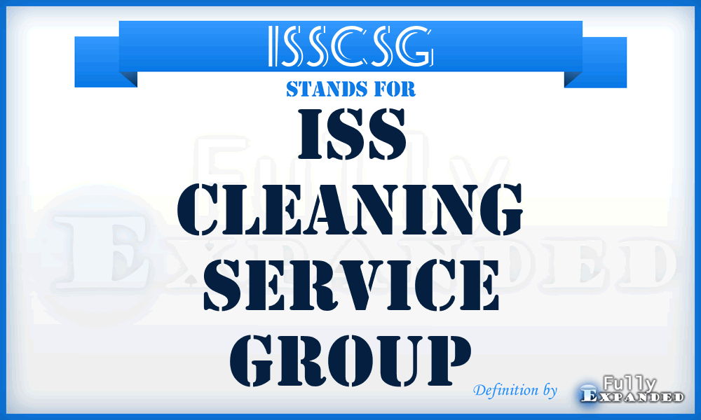 ISSCSG - ISS Cleaning Service Group