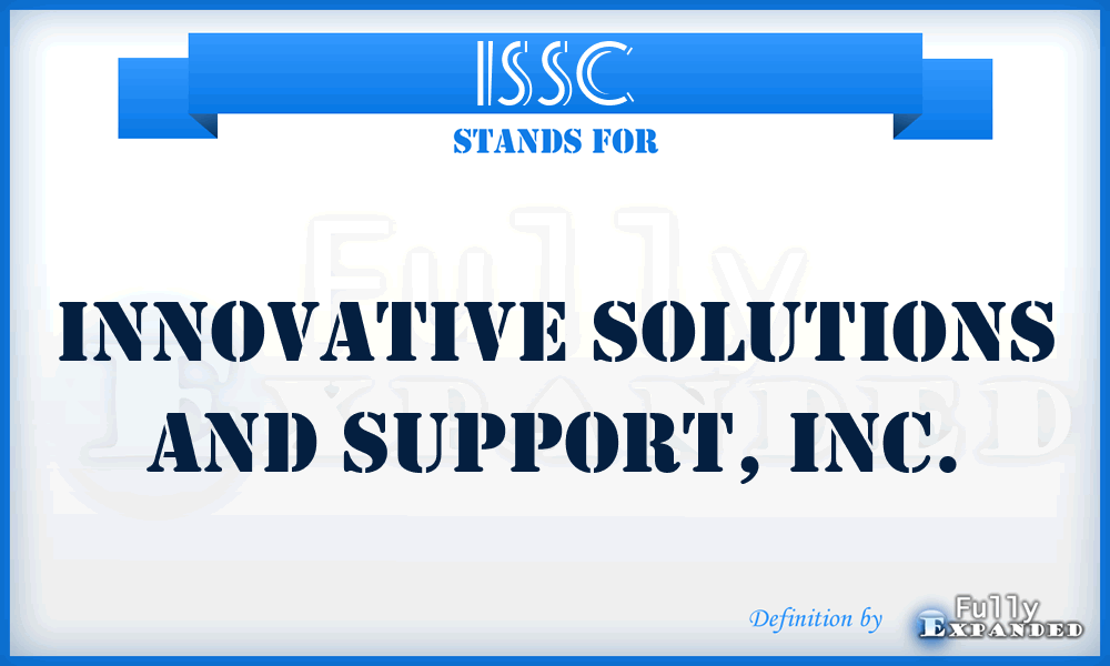 ISSC - Innovative Solutions and Support, Inc.