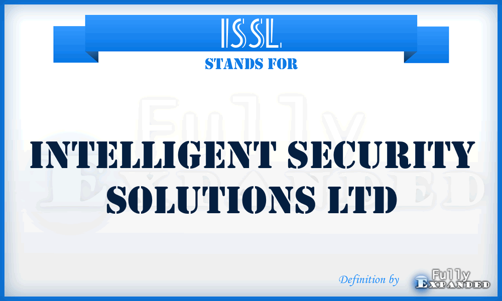 ISSL - Intelligent Security Solutions Ltd